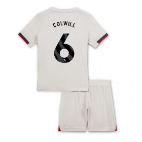 Dětské fotbalový komplet Chelsea Levi Colwill #6 Venkovní košile 2025-26 Krátkým Rukávem